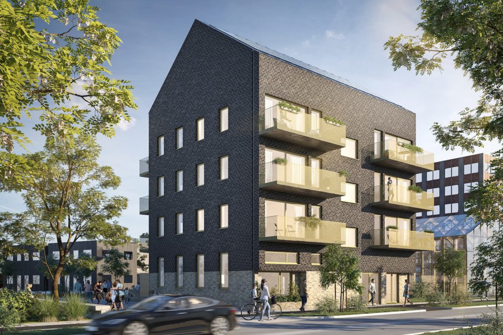 Nybyggda hyreslägenheter Paradisgatan i Vallastaden